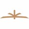 Ekena Millwork Davenport Timber Gable Bracket, Western Red Cedar, 108"W x 31 1/2"H x 1 1/2"D x 5 1/2"F, 7/12 Pitch GBW108X31X0206DAV00SWR - alternate 1